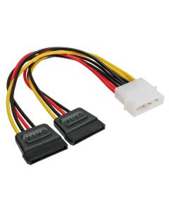 Kabel Stromkabel Y-Kabel an 2x SATA HDD