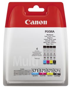 Canon Tinte CLI-571   Multipack BK/C/M/Y