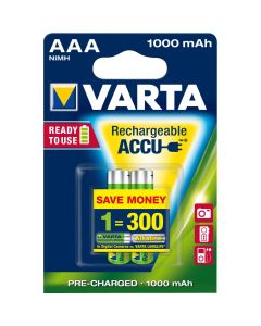 Z/ Batterien Varta ACCU AAA 2x 1000 mAh