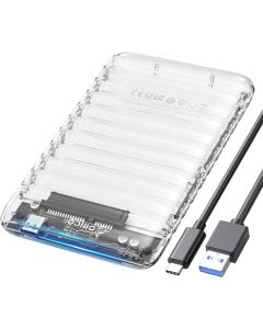 Geh. 2,5'' USB-C SSD/HDD Transparent