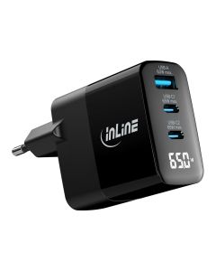 USB PD Netzteil 3 Port GaN 65W, Display