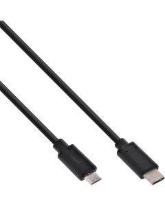 Kabel USB-C zu Micro-B  M/M  1,0m