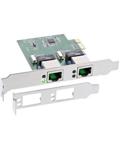 Netzw. G-LAN 2x RJ45 PCIe Low Profile