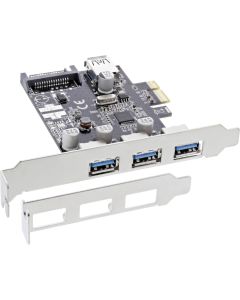 SIL-PCIe USB 3.0 3x+1x Karte LP