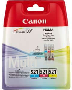 Canon Tinte CLI-521    Multipack C/M/Y