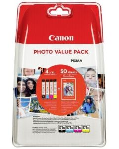 Canon Tinte CLI-571XL PhotoPack BK/C/M/Y