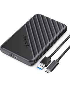 Geh. 2,5'' USB-C 3.1 Gen 1 SSD/HDD Black