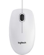 Mouse Logitech B100 optical USB white