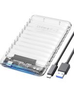 Geh. 2,5'' USB-C SSD/HDD Transparent