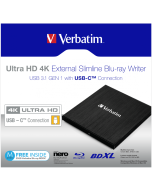 Blu-ray Brenner Verbatim 4K Slim USB 3.1